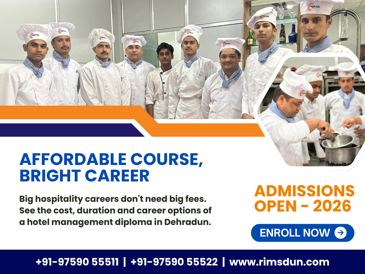 Affordable Hotel Management Diploma in Dehradun